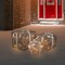 Northlight Lighted Glitter Threaded Gift Boxes Outdoor Christmas Decoration - Silver - Set of 3